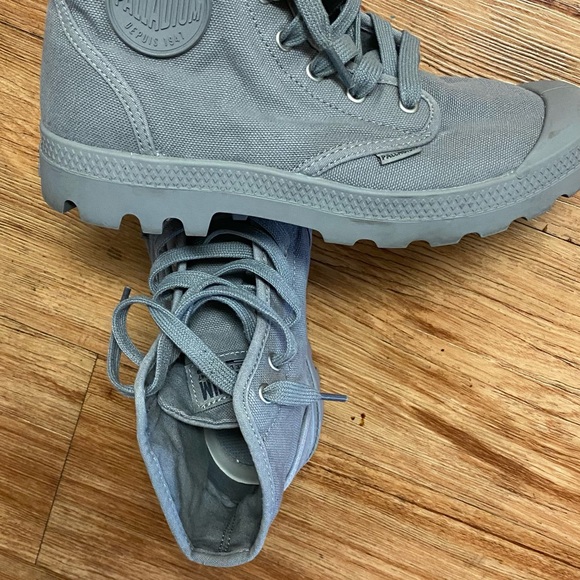 men Pampa Hi Canvas Boot PALLADIUM, sz 7.5 MINT condition - Picture 3 of 6